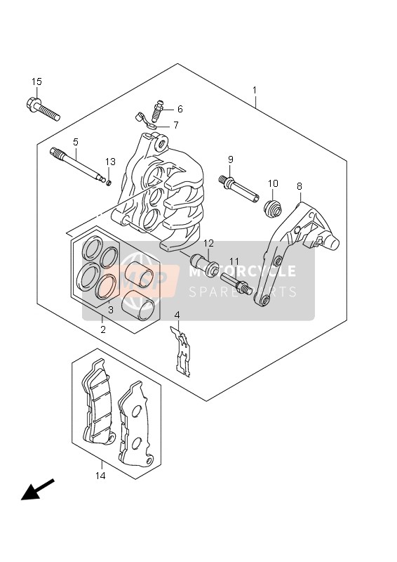 5910003H00999, Caliper Assy, Front, Suzuki, 0